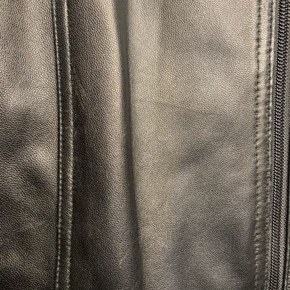 Madison Creek Soft Leather Black Motorcycle Jacket - Picture 6 of 15